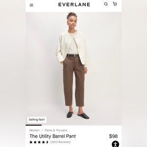Everlane Utility Barrel Pants